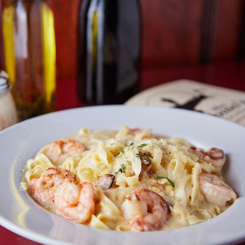 Fettuccine with Shrimp